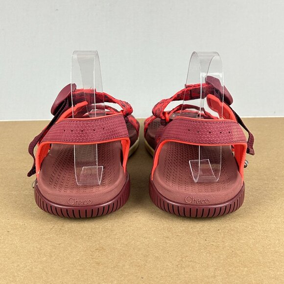 Chaco Confluence Grenadine Sandals Womens 10 Red Maroon Burgundy Hiking - Picture 4 of 11